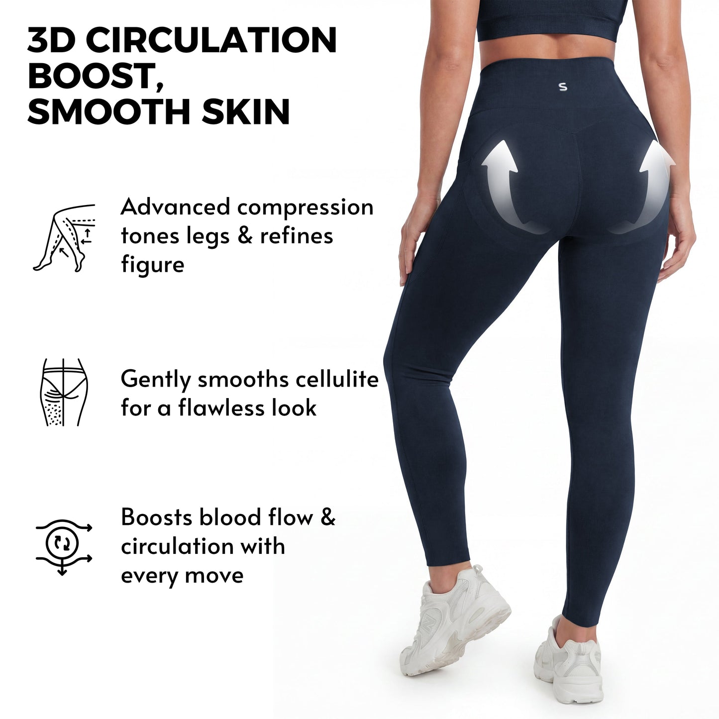 Pocket 3D Anti-Cellulite Sculpting Leggings