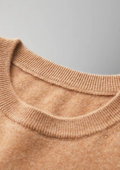 PREMIUM CASHMERE CLASSIC CREWNECK T-SHIRT