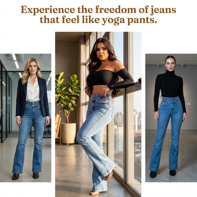 💕Spring New👖Stretch Flare Jeans With A High Waist