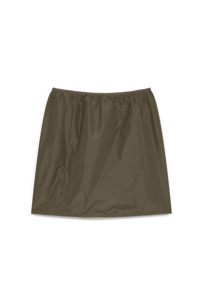 Khaki Midi Skirt