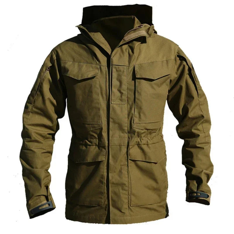 Clothes Casual Tactical Windbreaker Men Waterproof Flight Pilot Coat Hoodie Hunting Field Jacket