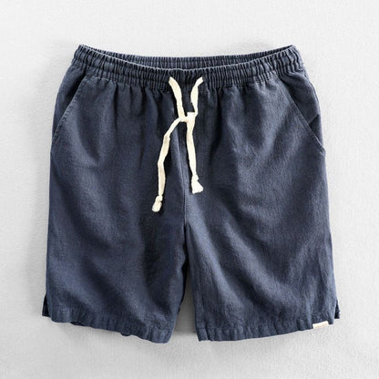 Hiku Organic Cotton Linen Drawstring Shorts