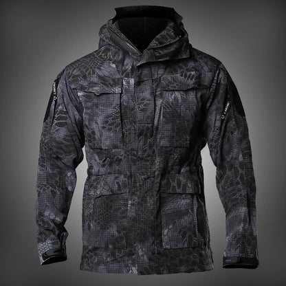 Clothes Casual Tactical Windbreaker Men Waterproof Flight Pilot Coat Hoodie Hunting Field Jacket