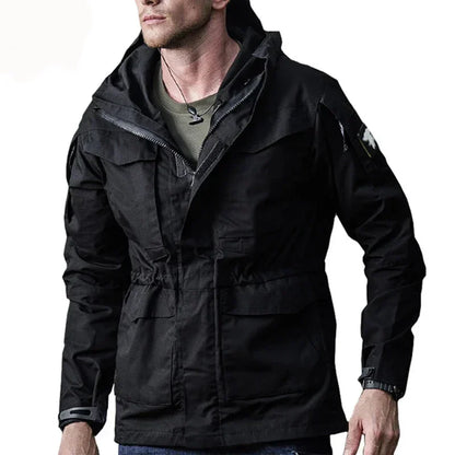 Clothes Casual Tactical Windbreaker Men Waterproof Flight Pilot Coat Hoodie Hunting Field Jacket