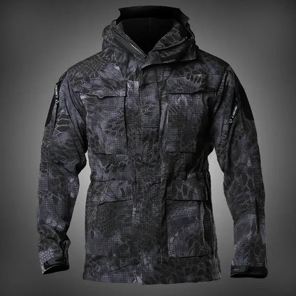 Clothes Casual Tactical Windbreaker Men Waterproof Flight Pilot Coat Hoodie Hunting Field Jacket