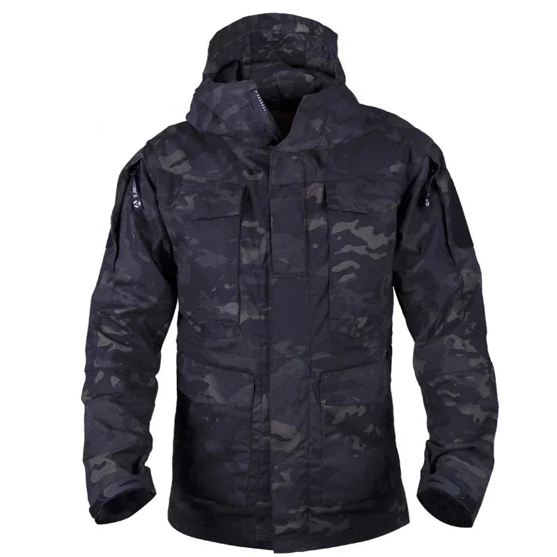 Clothes Casual Tactical Windbreaker Men Waterproof Flight Pilot Coat Hoodie Hunting Field Jacket