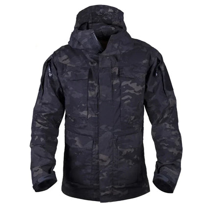 Clothes Casual Tactical Windbreaker Men Waterproof Flight Pilot Coat Hoodie Hunting Field Jacket