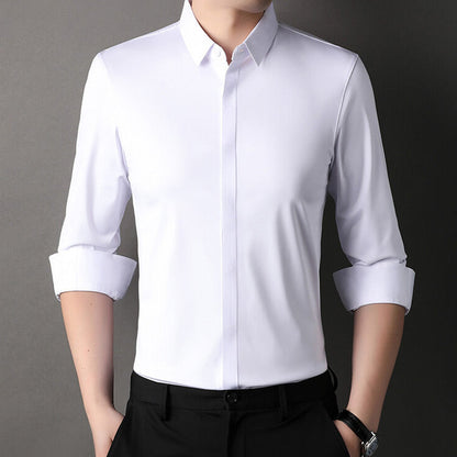 🎉2026 New Product Hot Sale✨Men's Wrinkle-Free Stretch Dress Shirt
